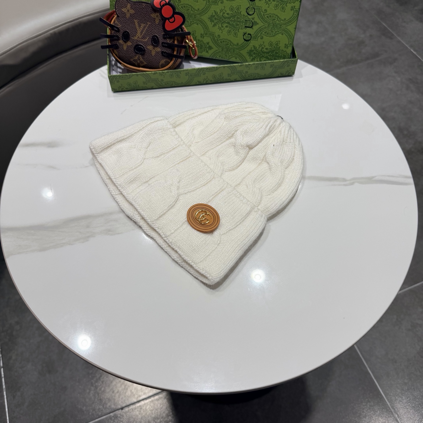 Gucci古奇新款针织毛线帽