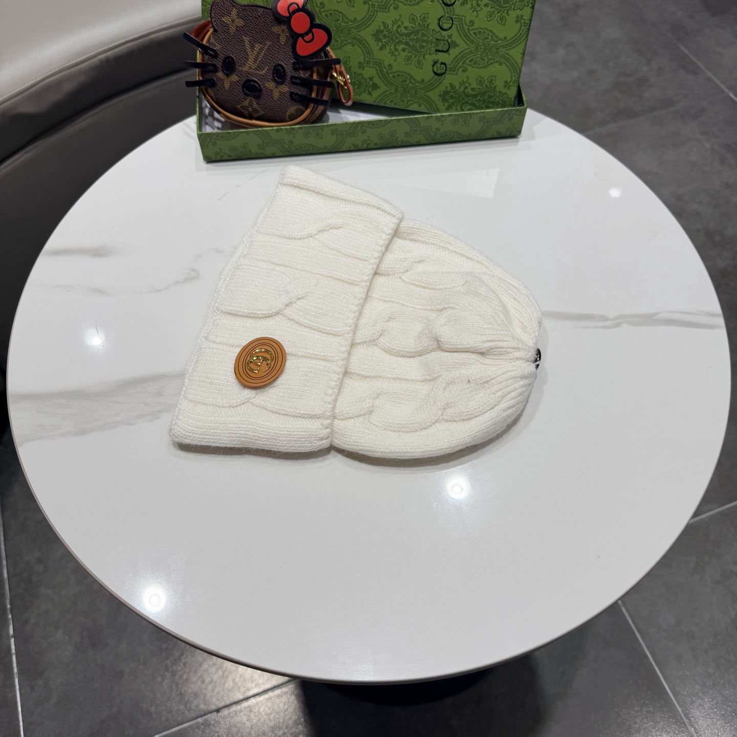 Gucci古奇新款针织毛线帽