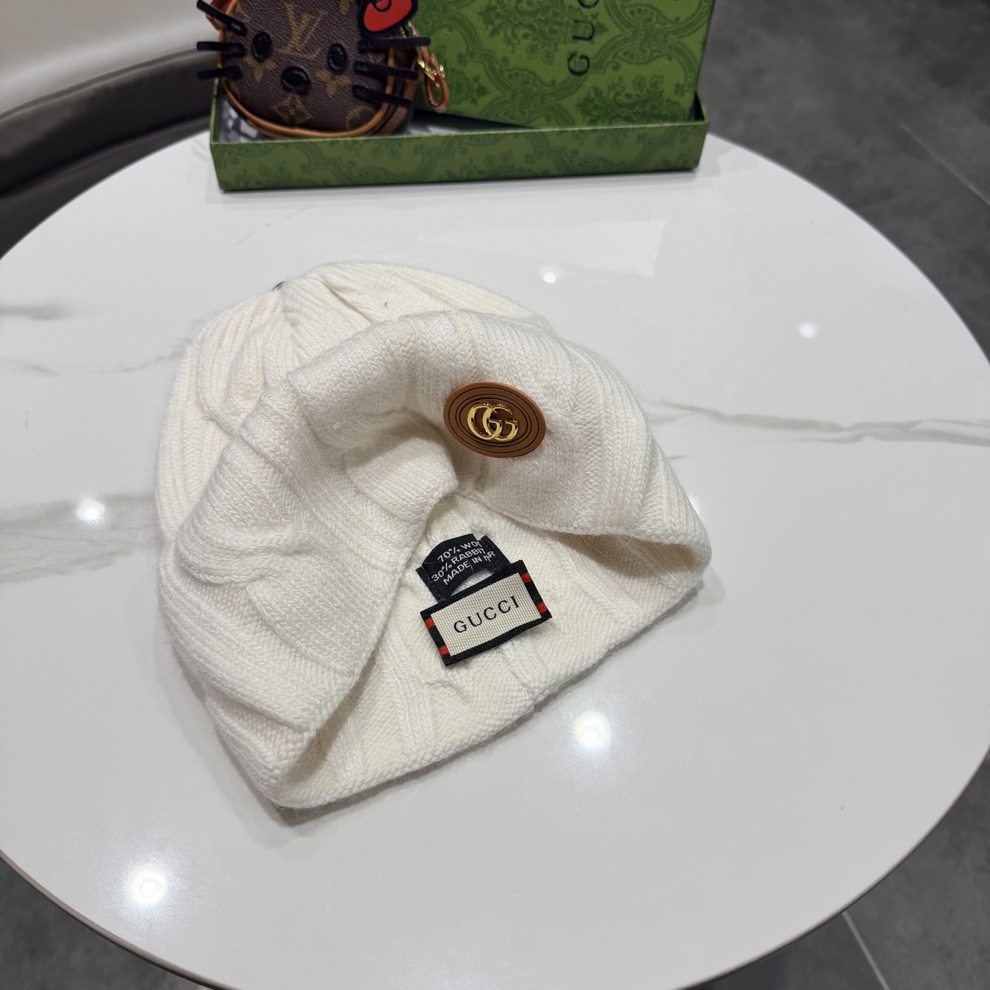 Gucci古奇新款针织毛线帽