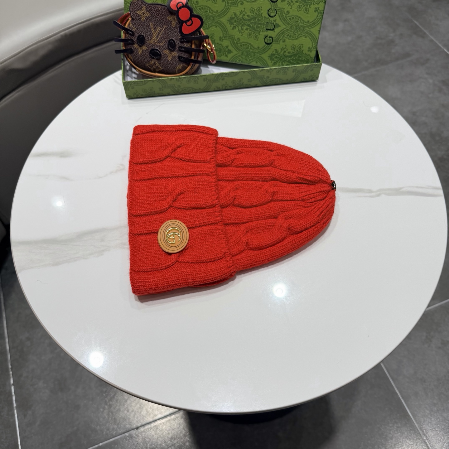 Gucci古奇新款针织毛线帽