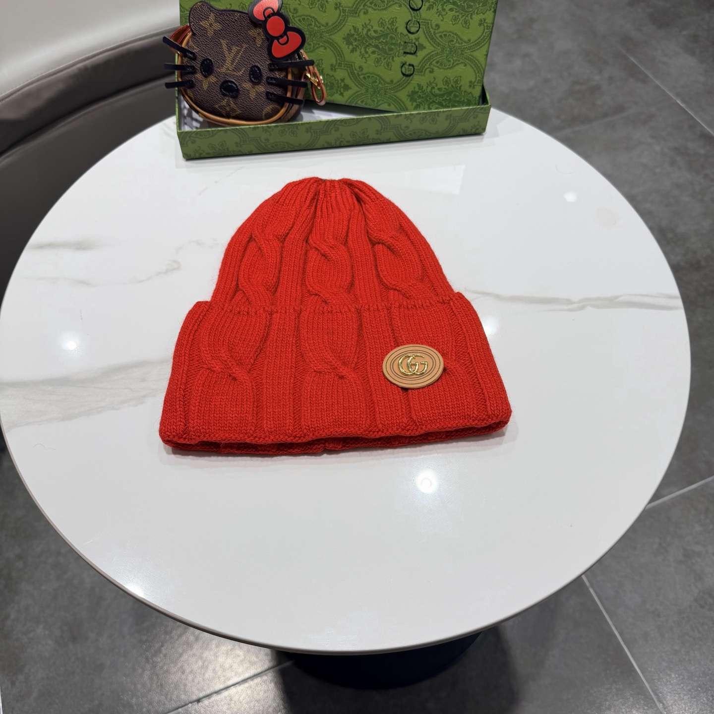 Gucci古奇新款针织毛线帽