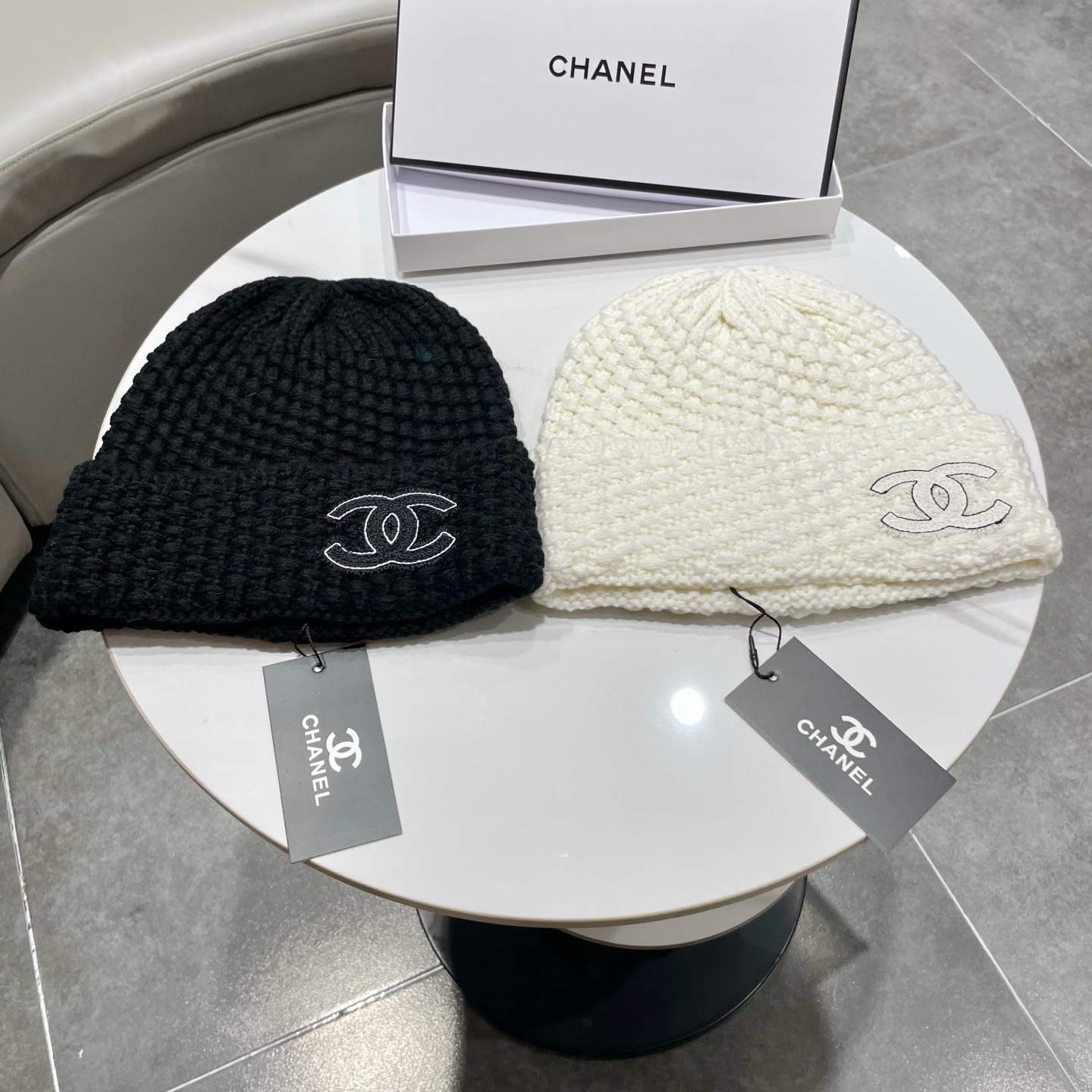 【CHANEL香奈儿】2025秋冬新款羊绒针织毛线帽，小香系列，轻奢感满满