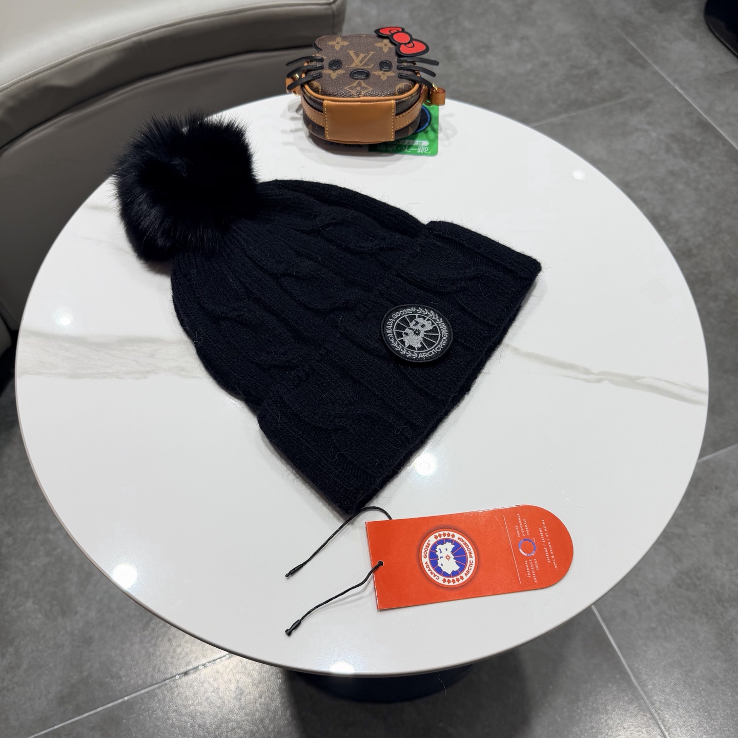 上新ꫛꫀꪝ ❥——加拿大鹅。CANADA GOOSE 新羊毛针织帽，官网原单复刻.非常柔软亲肤，弹性很好！有质感又非常百