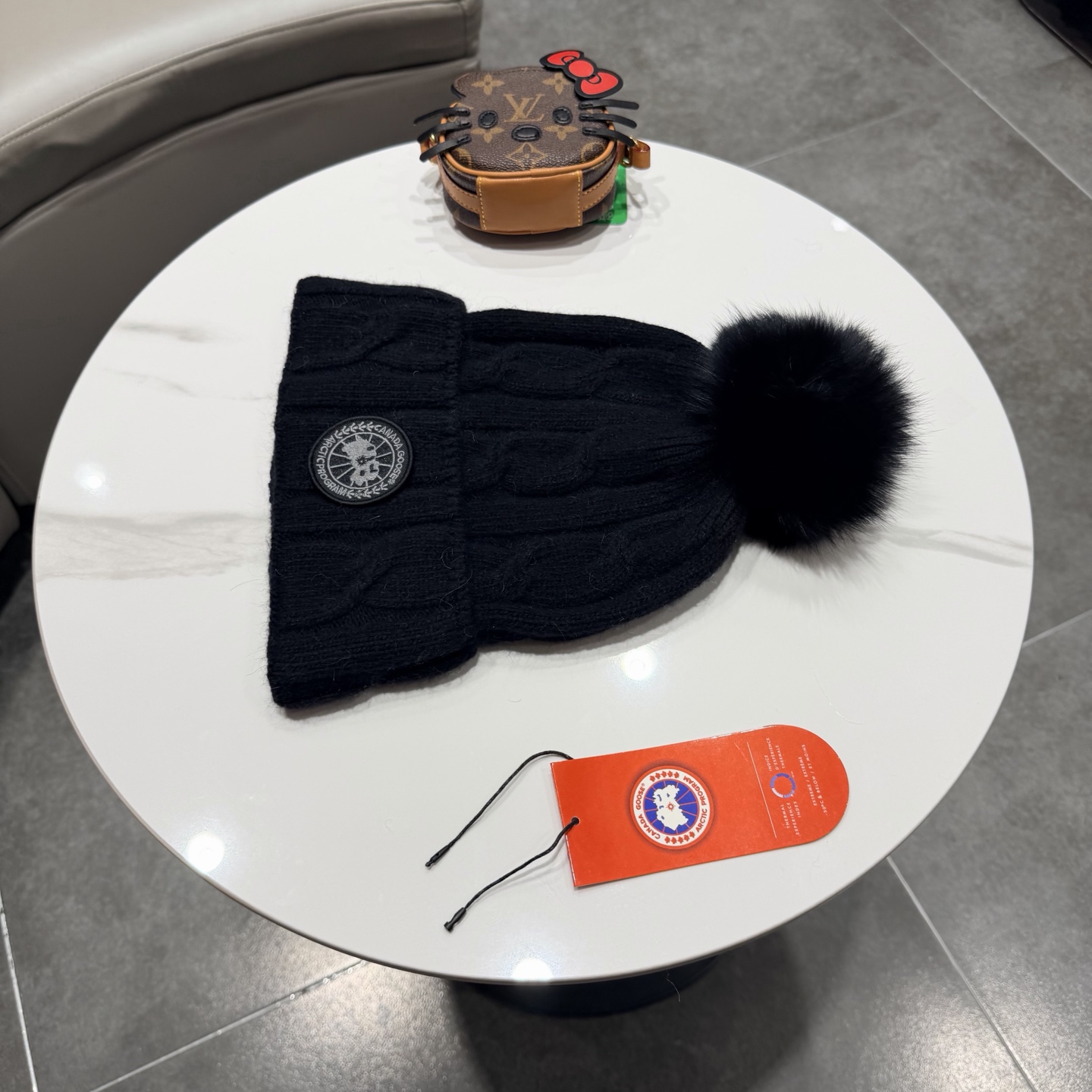 上新ꫛꫀꪝ ❥——加拿大鹅。CANADA GOOSE 新羊毛针织帽，官网原单复刻.非常柔软亲肤，弹性很好！有质感又非常百