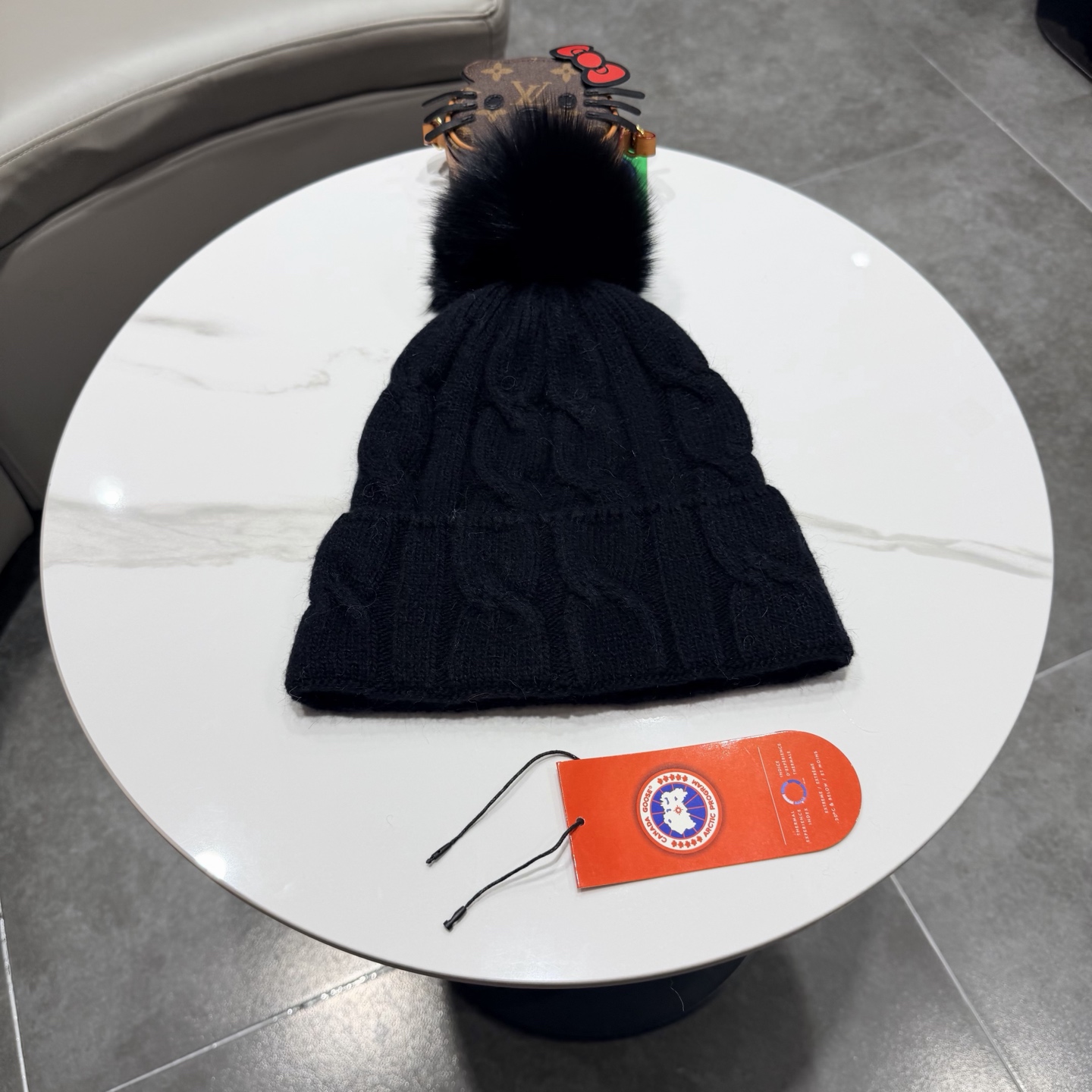 上新ꫛꫀꪝ ❥——加拿大鹅。CANADA GOOSE 新羊毛针织帽，官网原单复刻.非常柔软亲肤，弹性很好！有质感又非常百