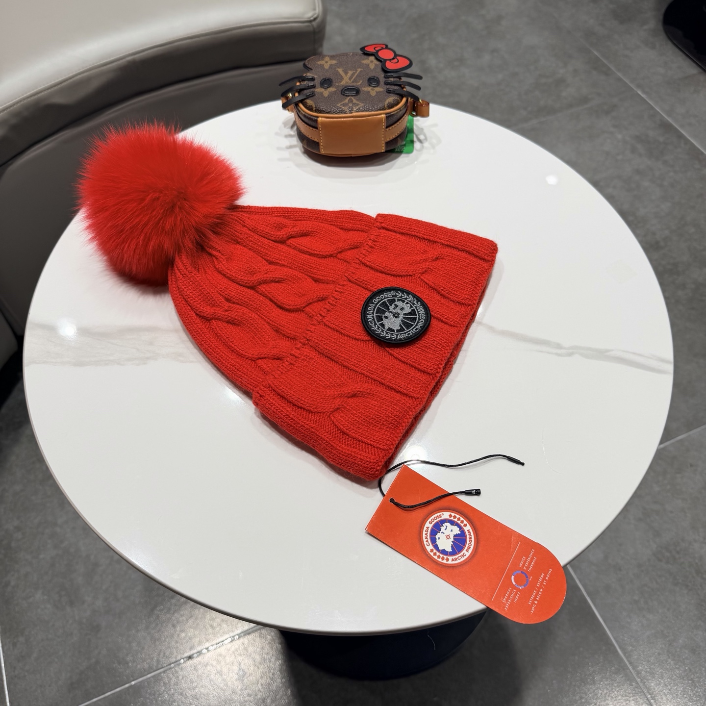 上新ꫛꫀꪝ ❥——加拿大鹅。CANADA GOOSE 新羊毛针织帽，官网原单复刻.非常柔软亲肤，弹性很好！有质感又非常百