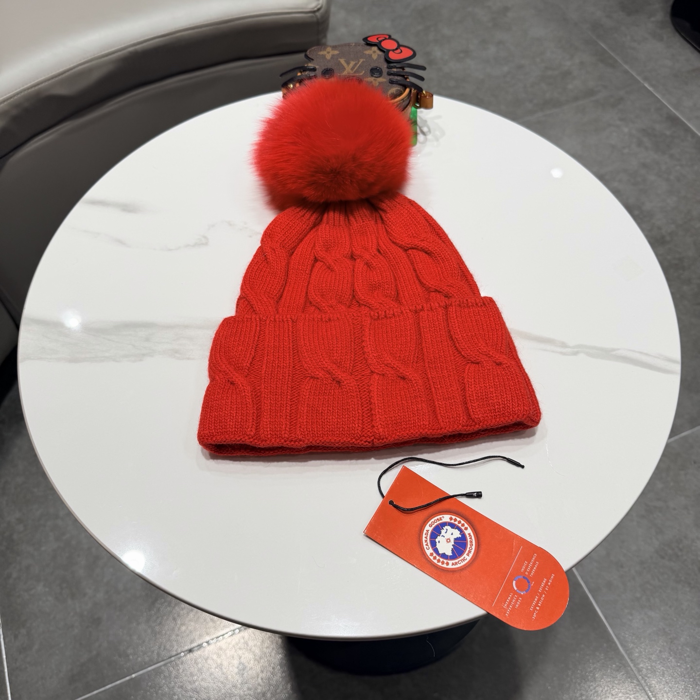 上新ꫛꫀꪝ ❥——加拿大鹅。CANADA GOOSE 新羊毛针织帽，官网原单复刻.非常柔软亲肤，弹性很好！有质感又非常百