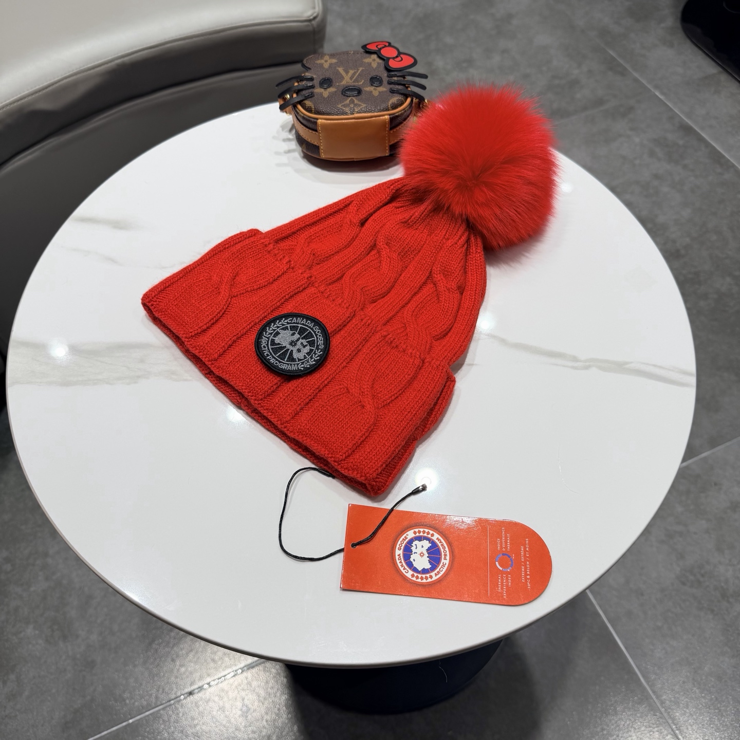 上新ꫛꫀꪝ ❥——加拿大鹅。CANADA GOOSE 新羊毛针织帽，官网原单复刻.非常柔软亲肤，弹性很好！有质感又非常百