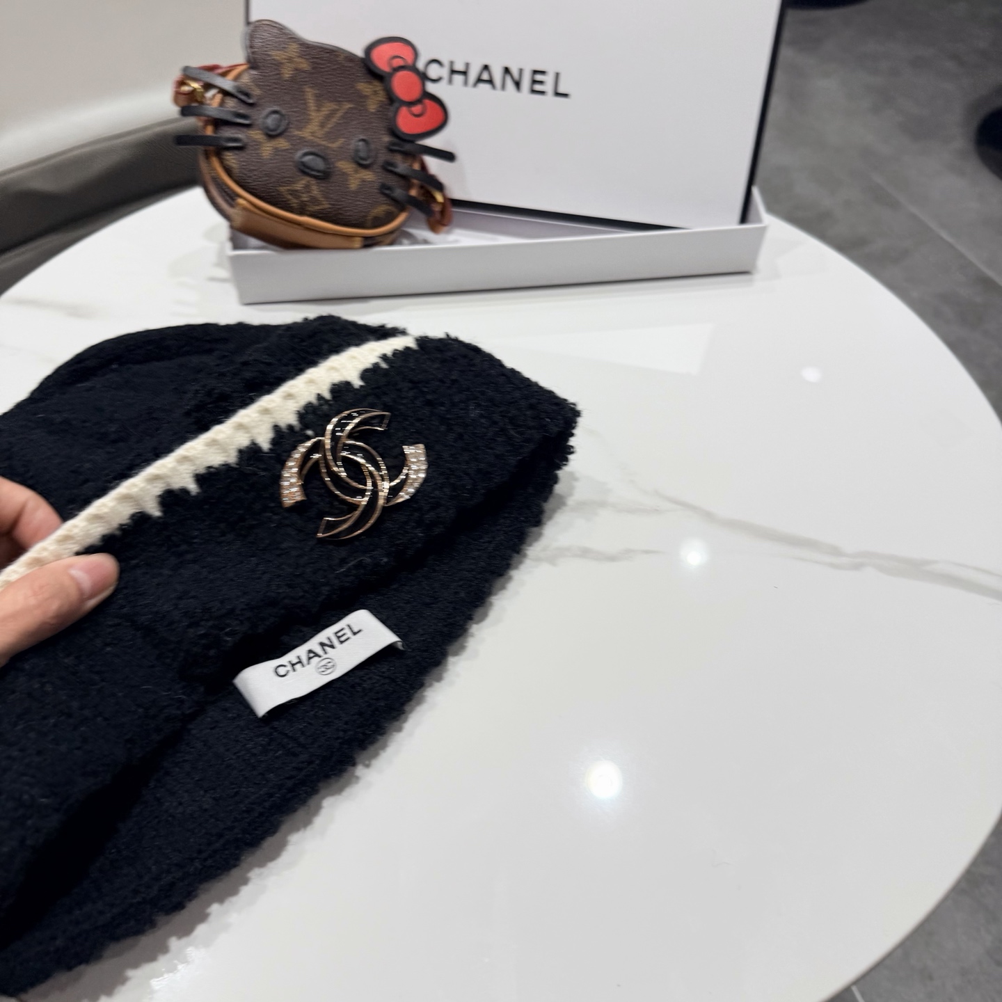 Chanel香奈儿针织毛线帽
