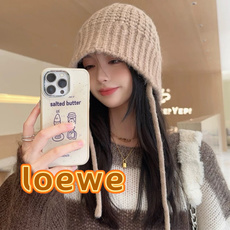 罗意威大头围针织渔夫帽子女新款冬骑车保暖防风绳水桶毛线帽显脸小 罗意威大头围针织渔夫帽子女新款冬骑车保暖防风绳水桶毛线帽显脸小