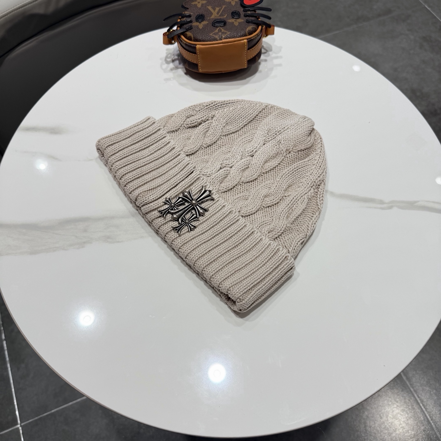 克罗心新款针织毛线帽