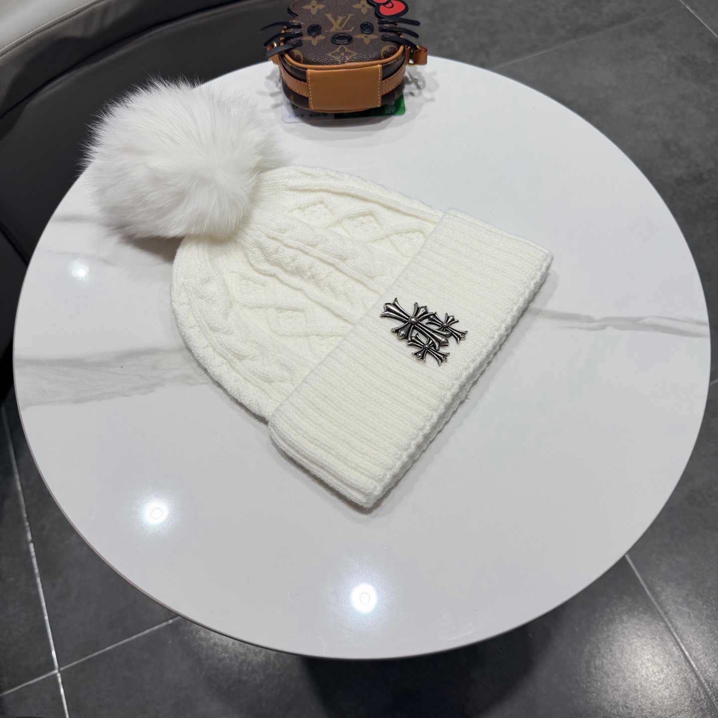 克罗心新款毛线帽