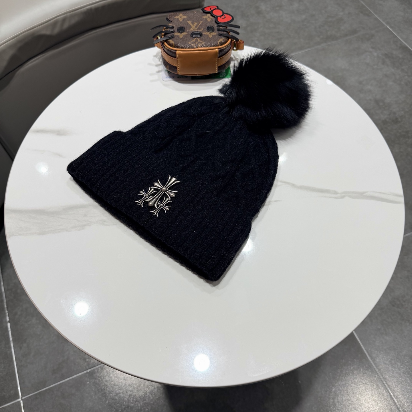 克罗心新款毛线帽