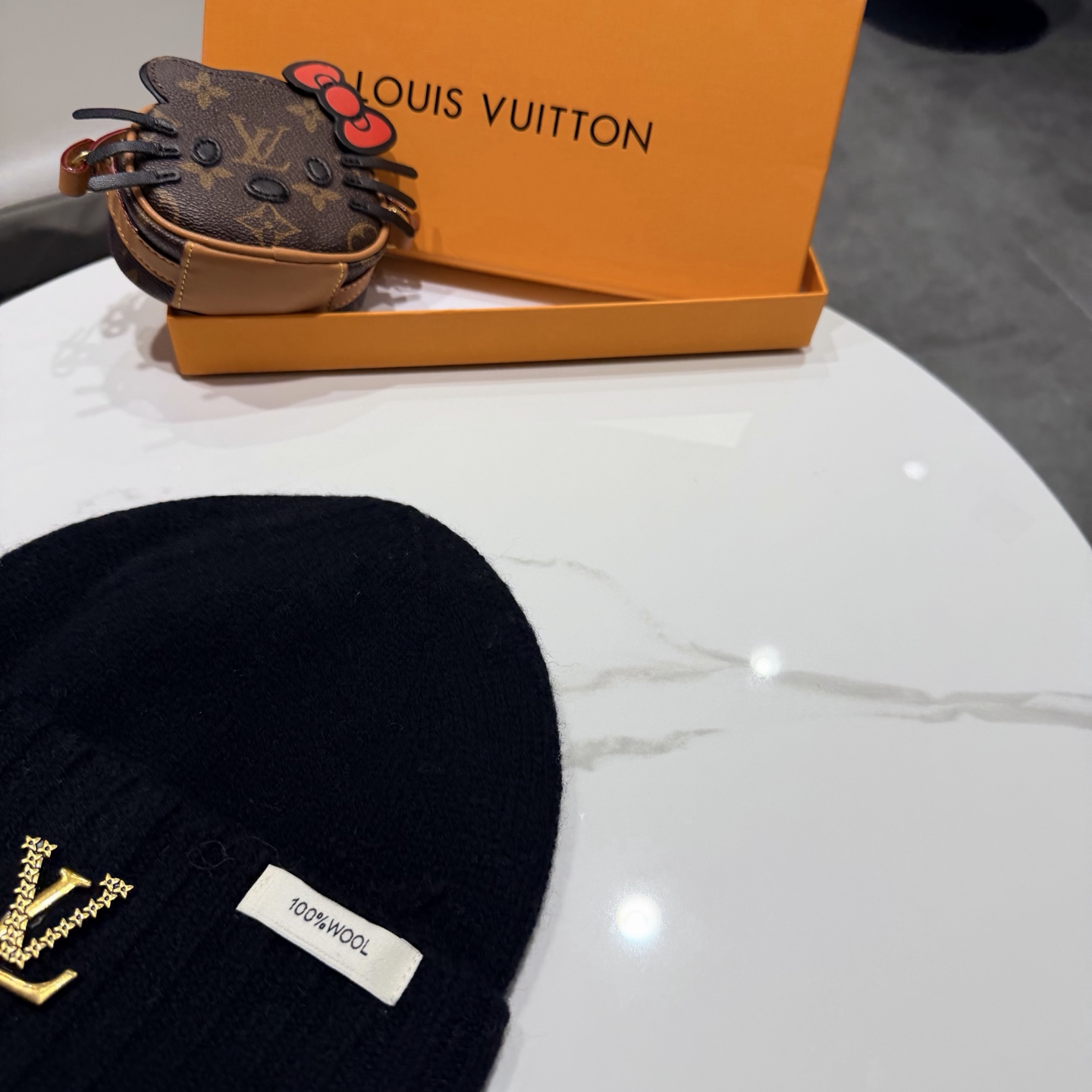 Lv路易威登秋冬款新款毛线帽, 百分百羊毛面料🐑