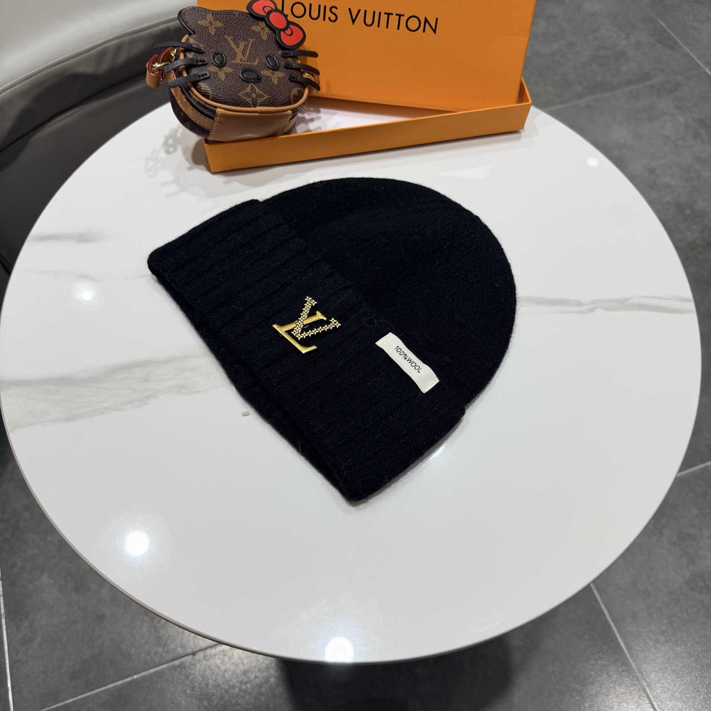 Lv路易威登秋冬款新款毛线帽, 百分百羊毛面料🐑
