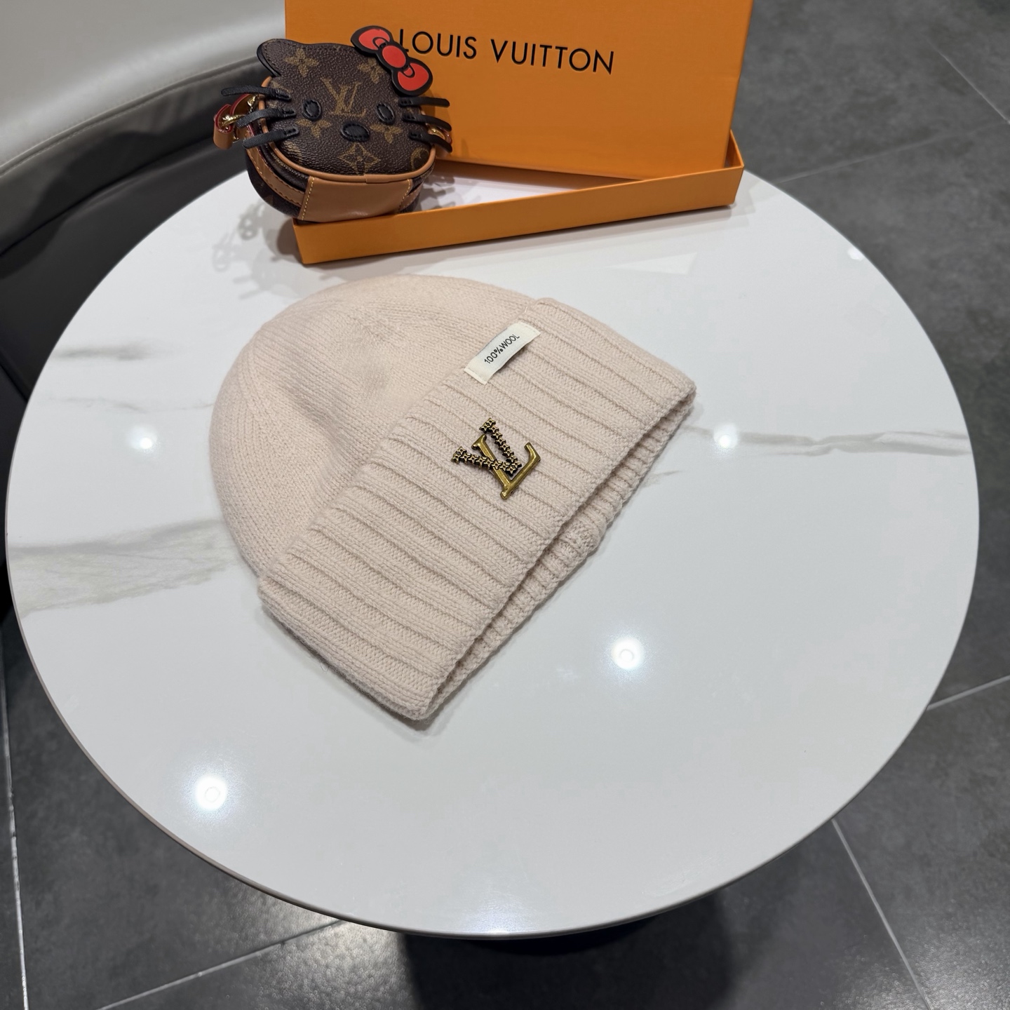 P95 Lv路易威登秋冬款新款毛线帽, 百分百羊毛面料🐑