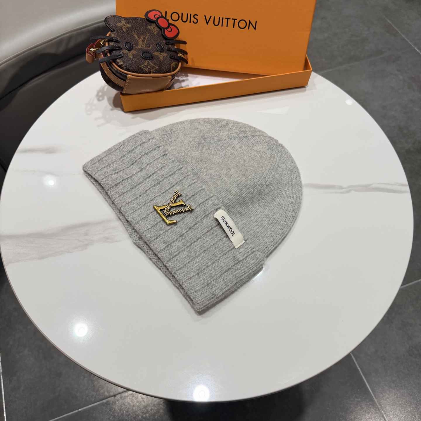 P95 Lv路易威登秋冬款新款毛线帽, 百分百羊毛面料🐑
