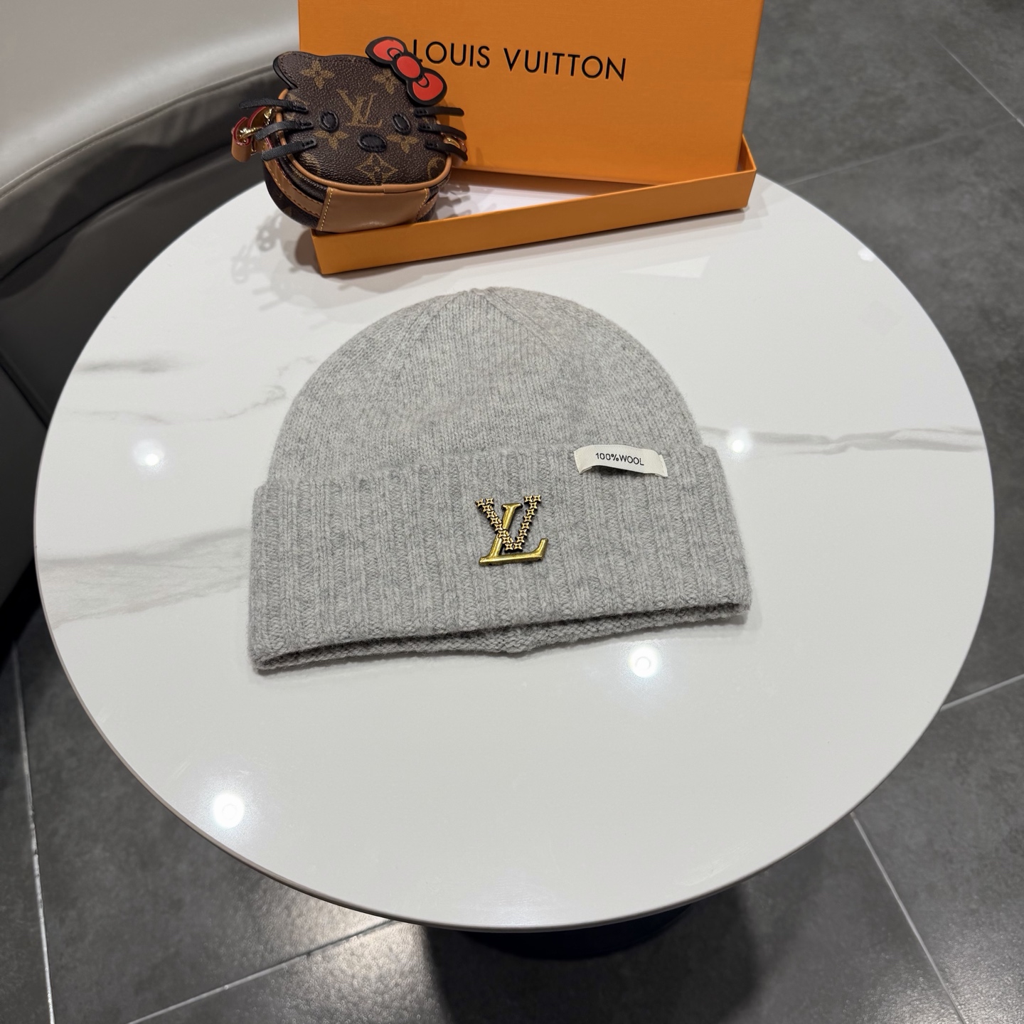 P95 Lv路易威登秋冬款新款毛线帽, 百分百羊毛面料🐑