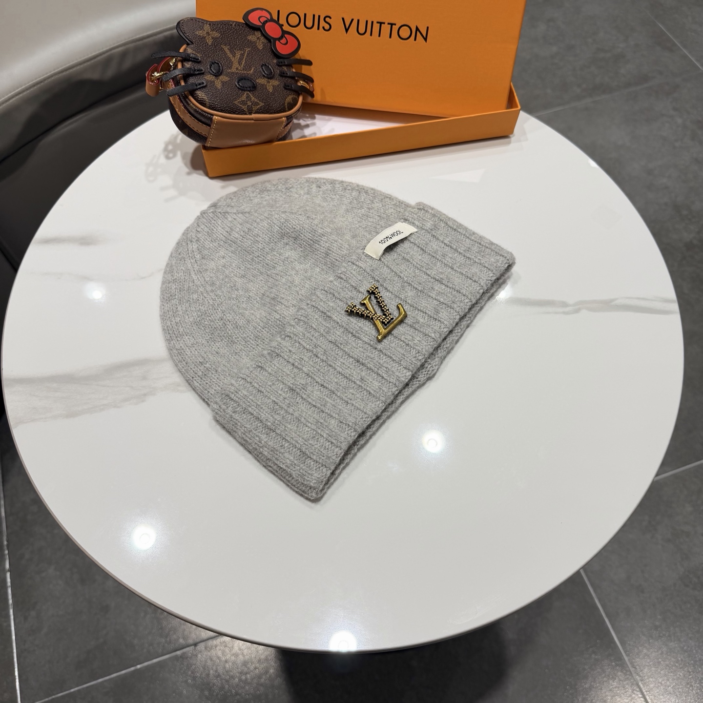 P95 Lv路易威登秋冬款新款毛线帽, 百分百羊毛面料🐑