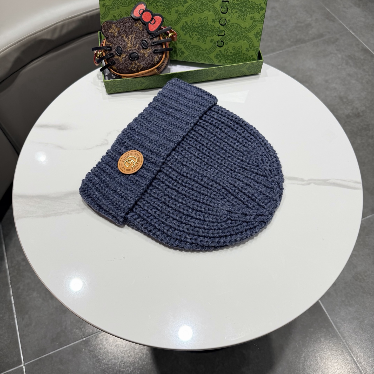 Gucci古奇新款针织毛线帽