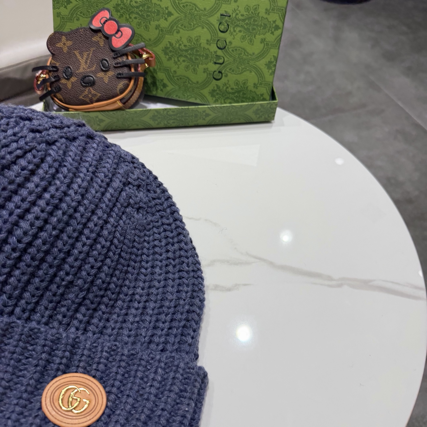 Gucci古奇新款针织毛线帽