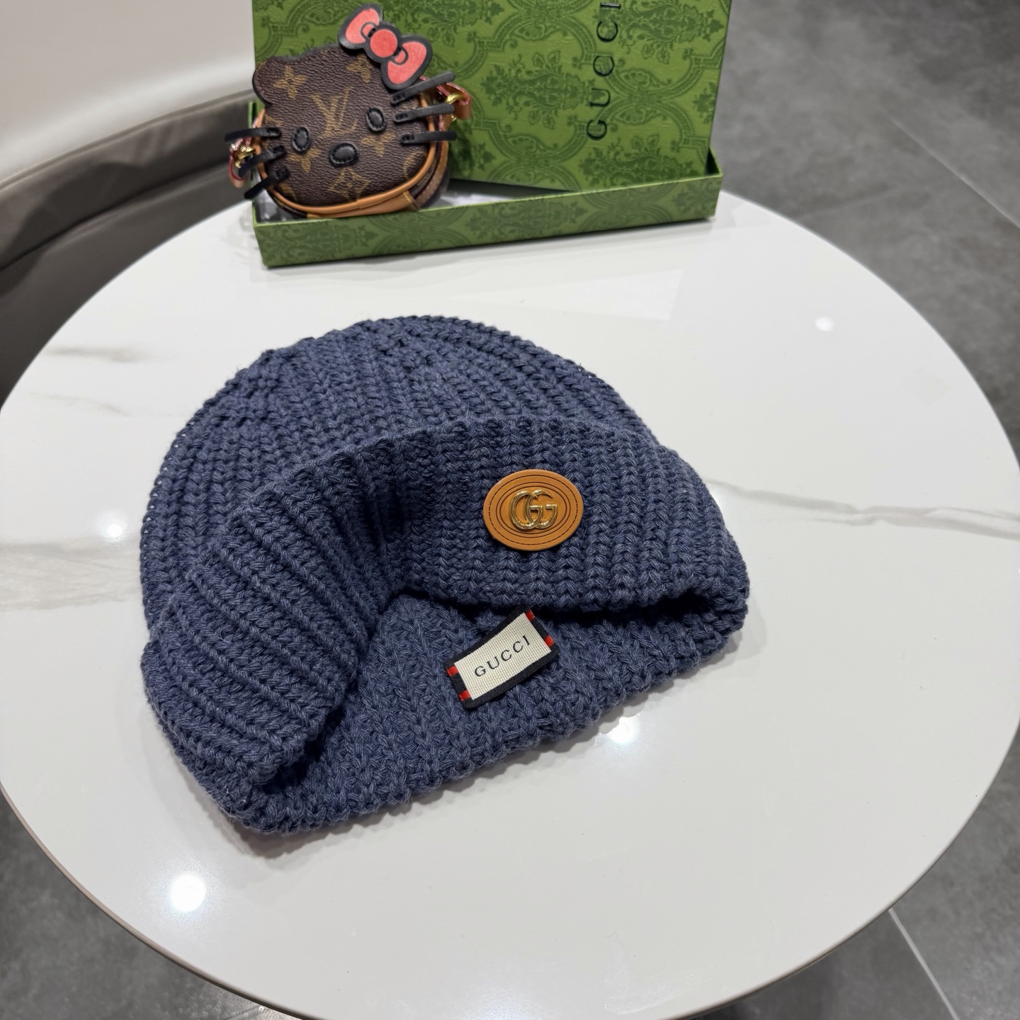 Gucci古奇新款针织毛线帽
