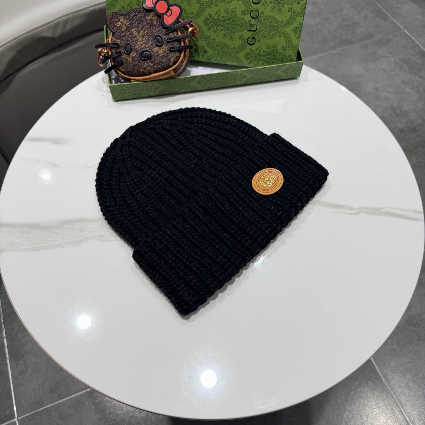 Gucci古奇新款针织毛线帽