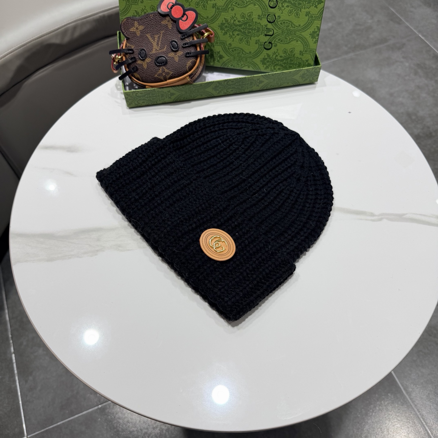 Gucci古奇新款针织毛线帽