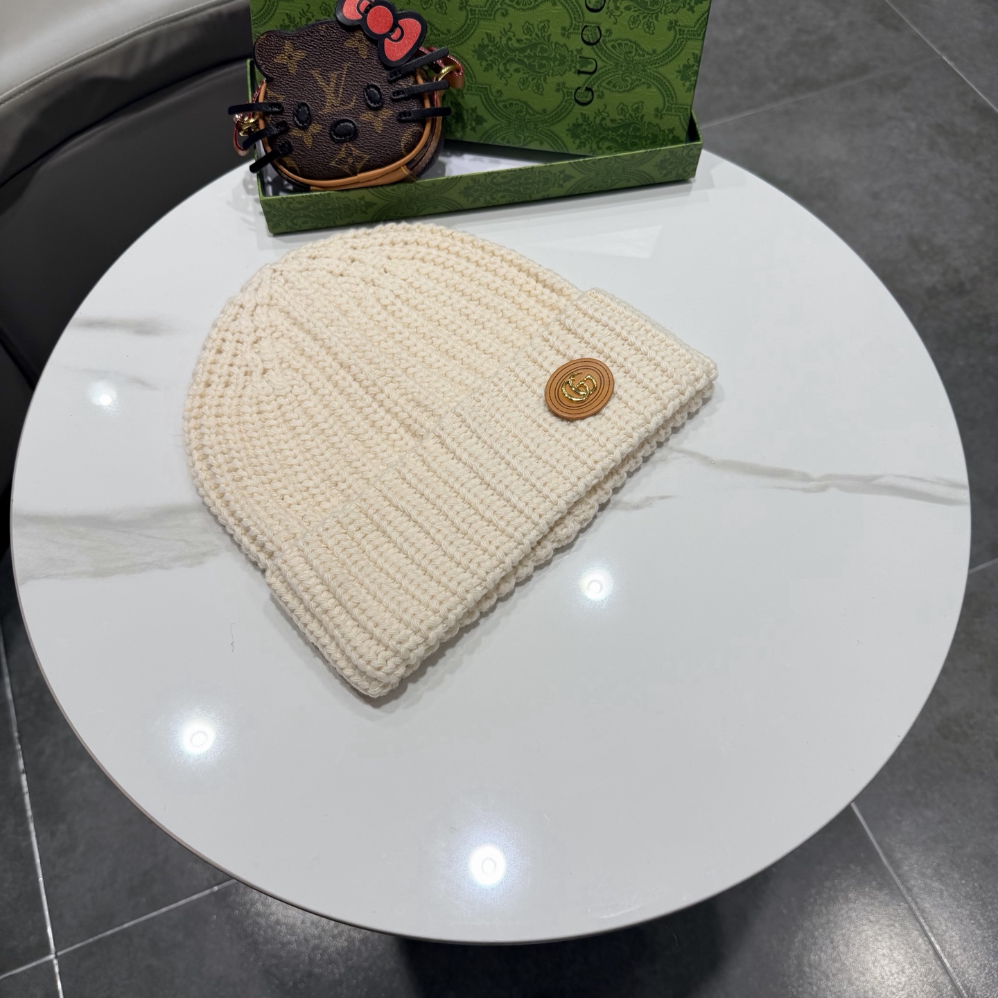 Gucci古奇新款针织毛线帽