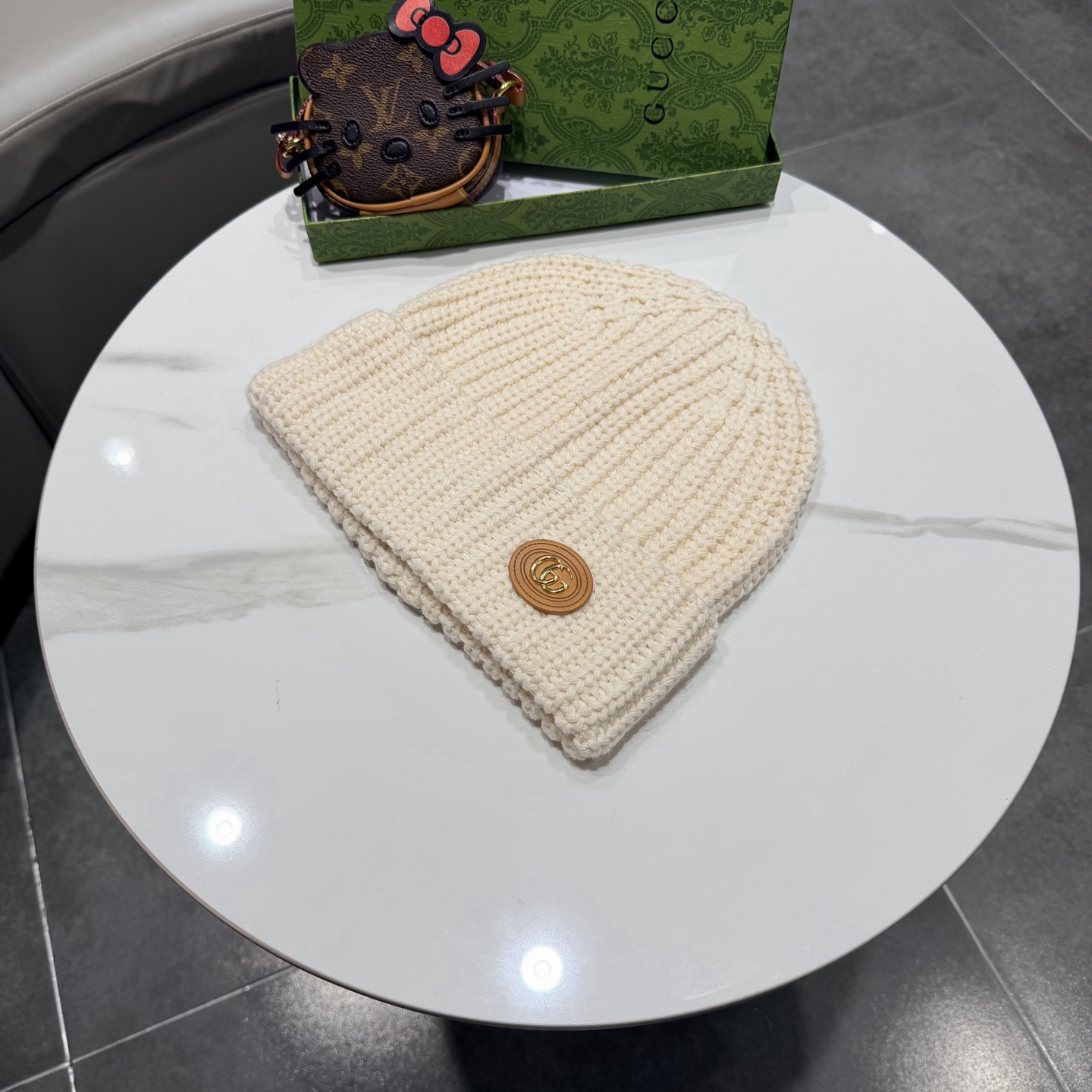 Gucci古奇新款针织毛线帽