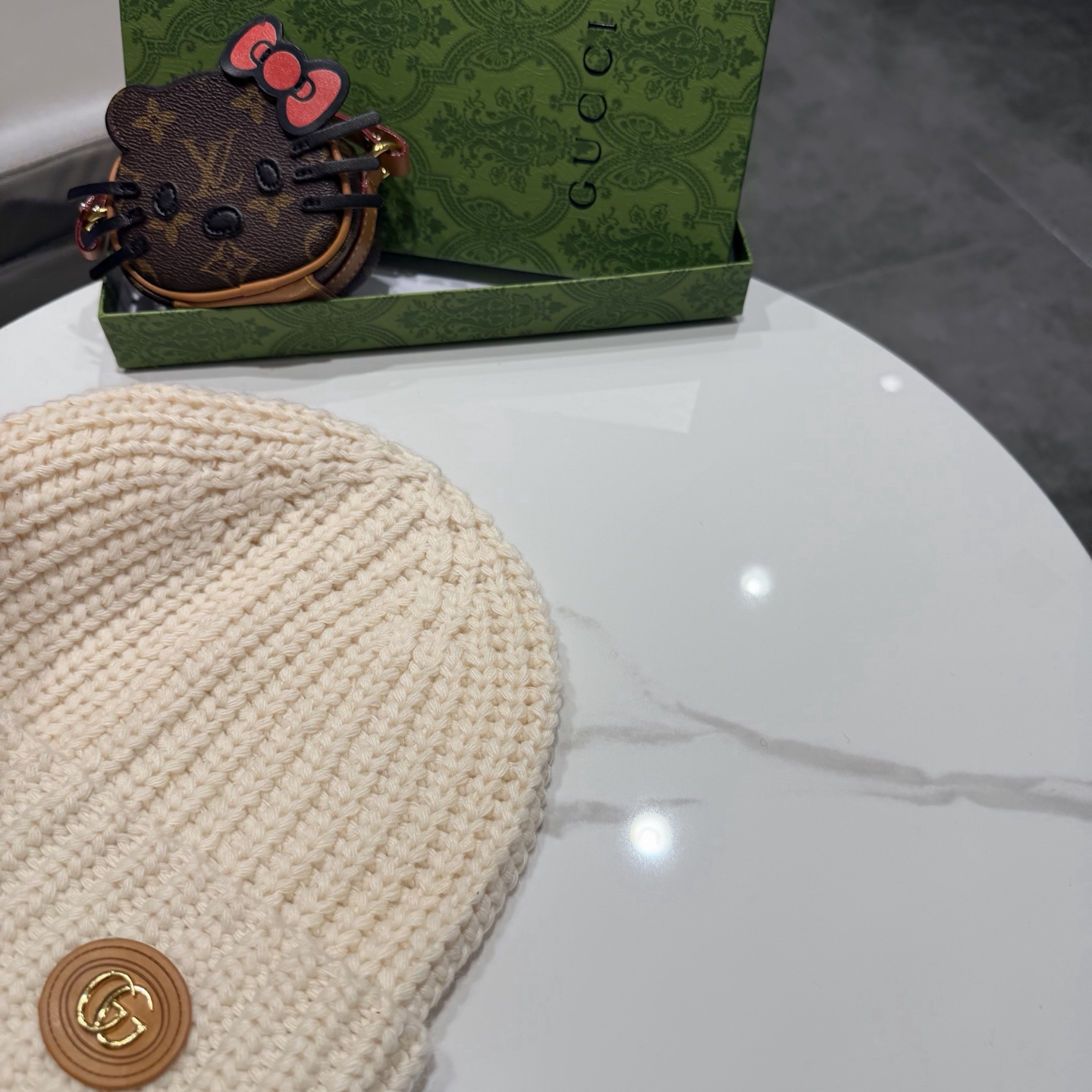 Gucci古奇新款针织毛线帽