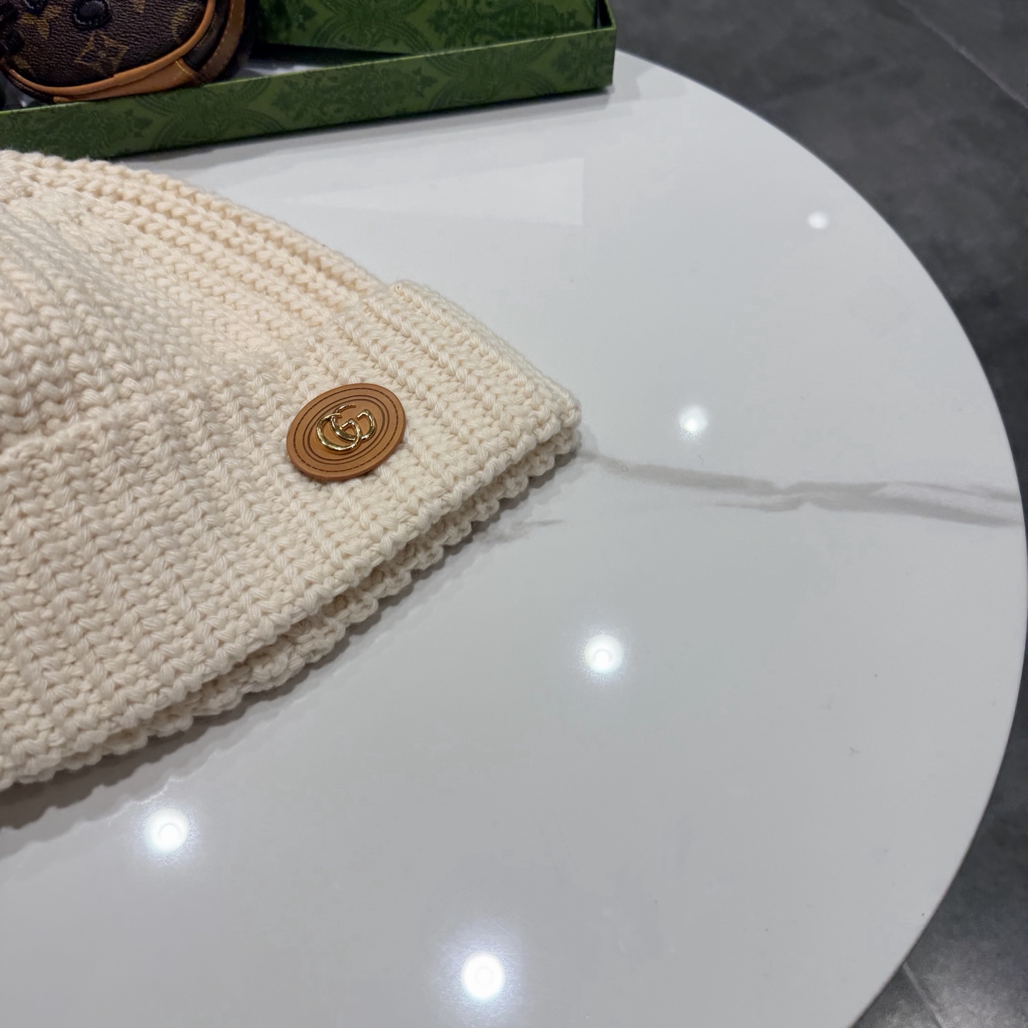 Gucci古奇新款针织毛线帽