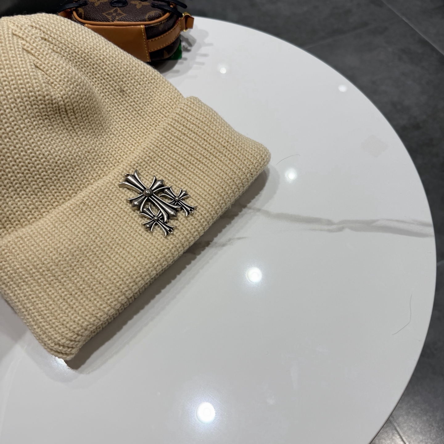 克罗心新款针织毛线帽