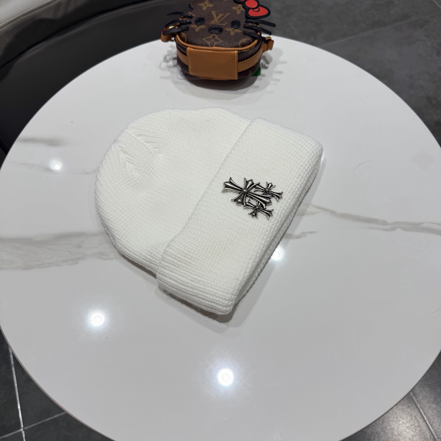 克罗心新款针织毛线帽