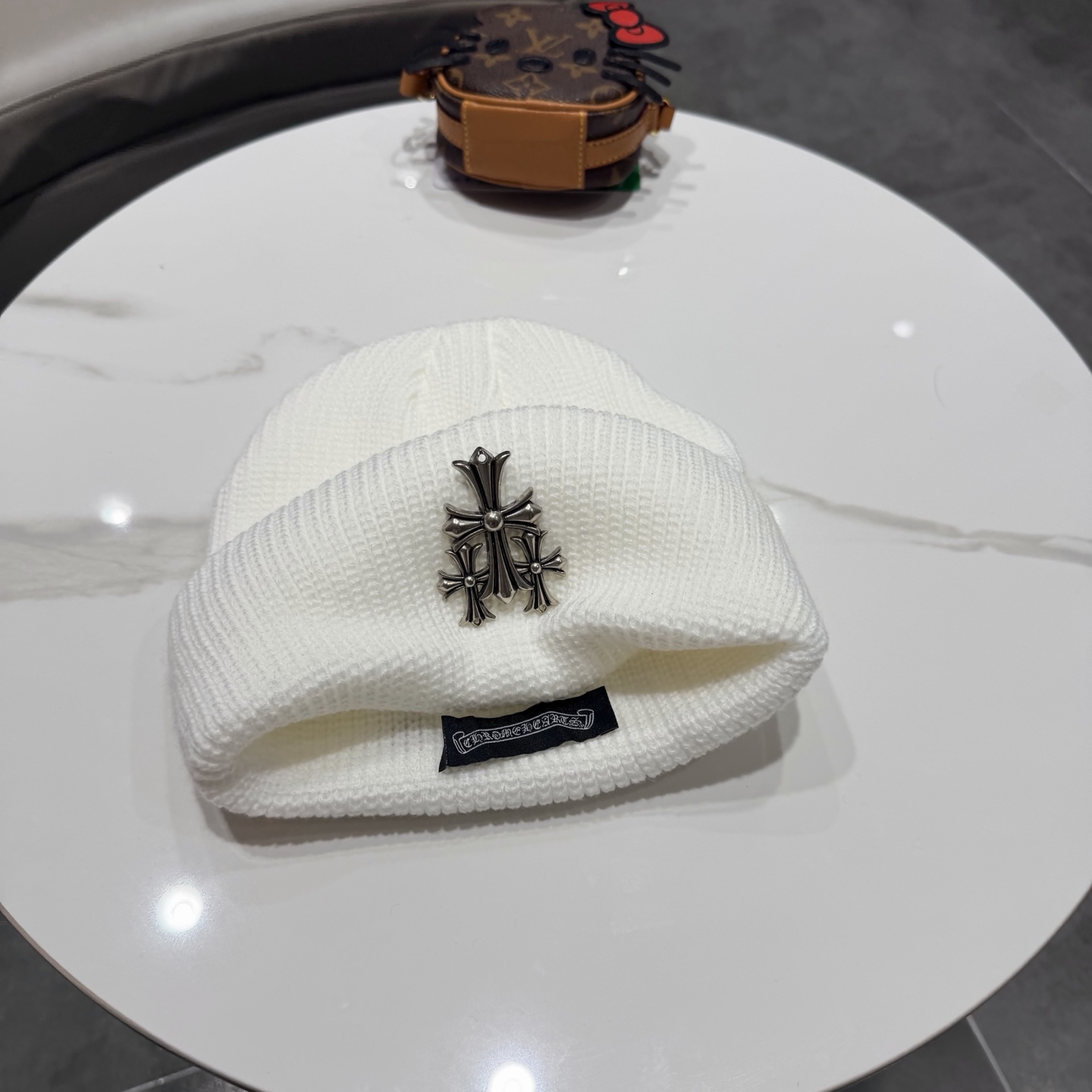 克罗心新款针织毛线帽