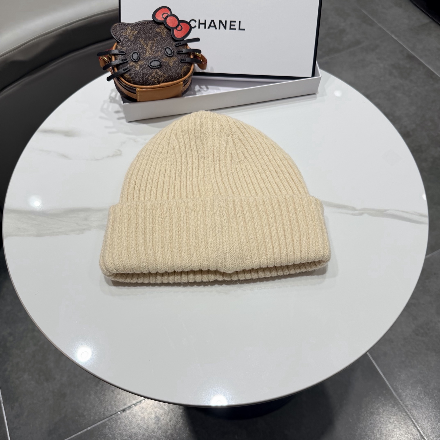 Chanel香奈儿新款针织毛线帽