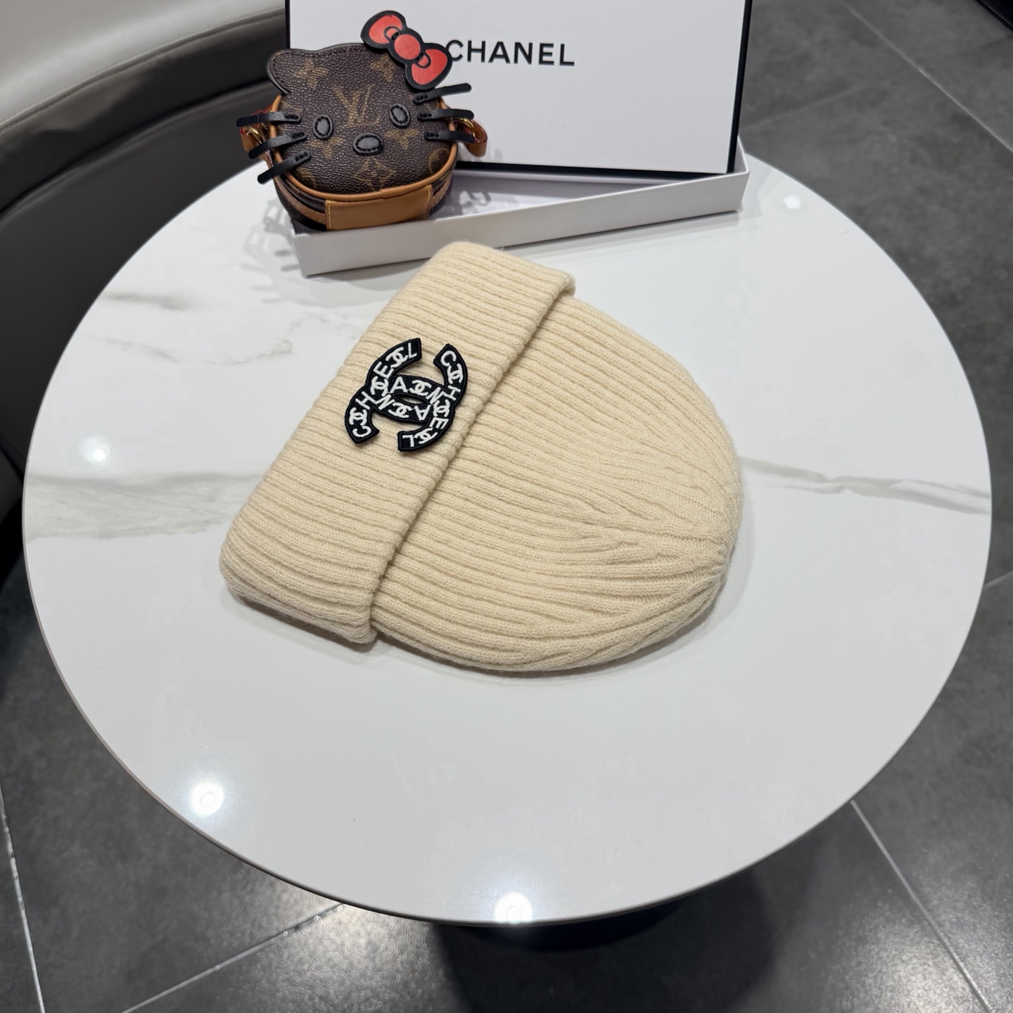 Chanel香奈儿新款针织毛线帽