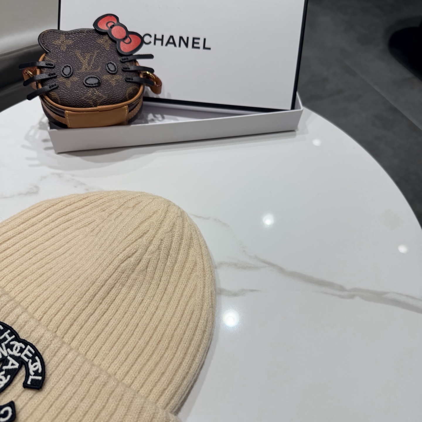 Chanel香奈儿新款针织毛线帽