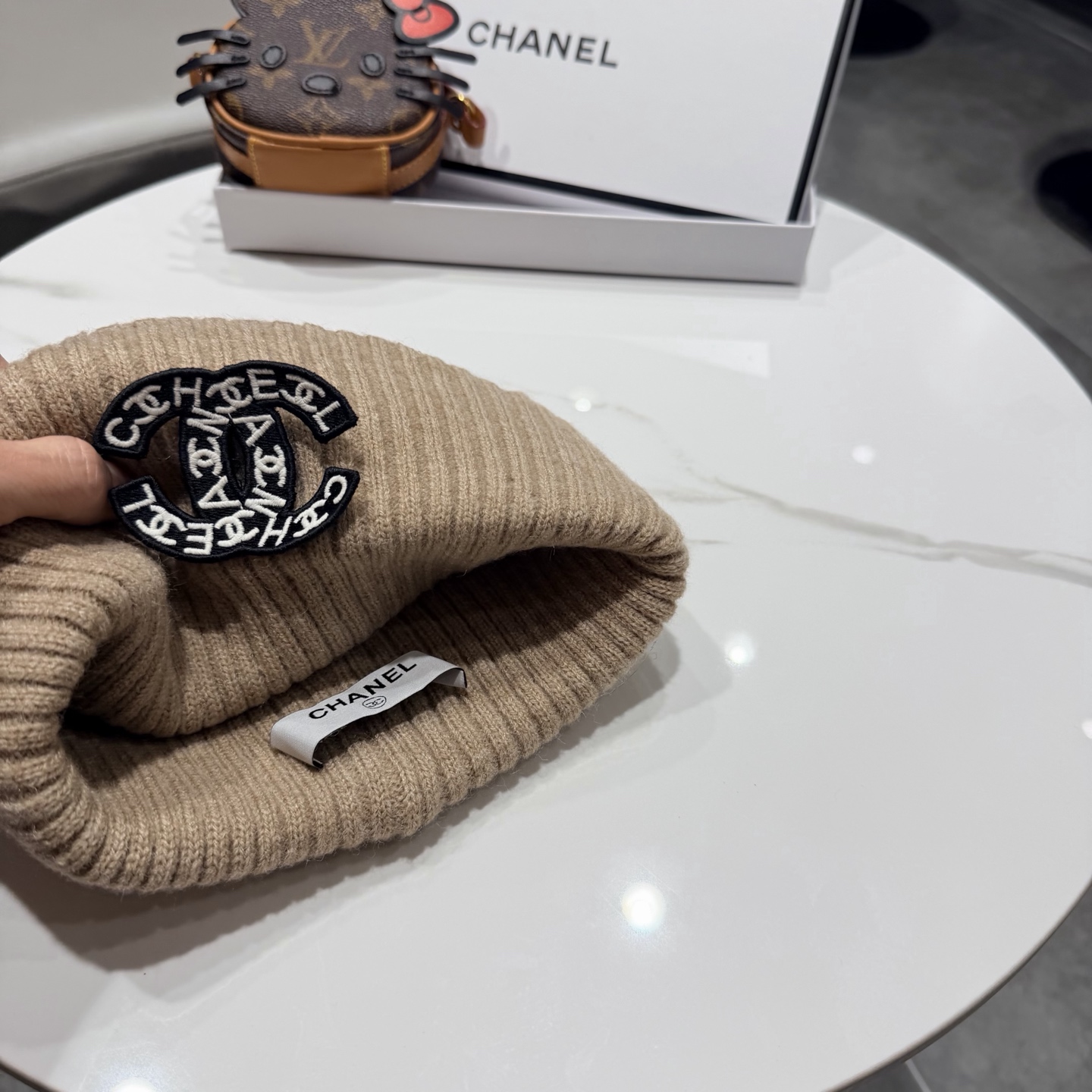 Chanel香奈儿新款针织毛线帽