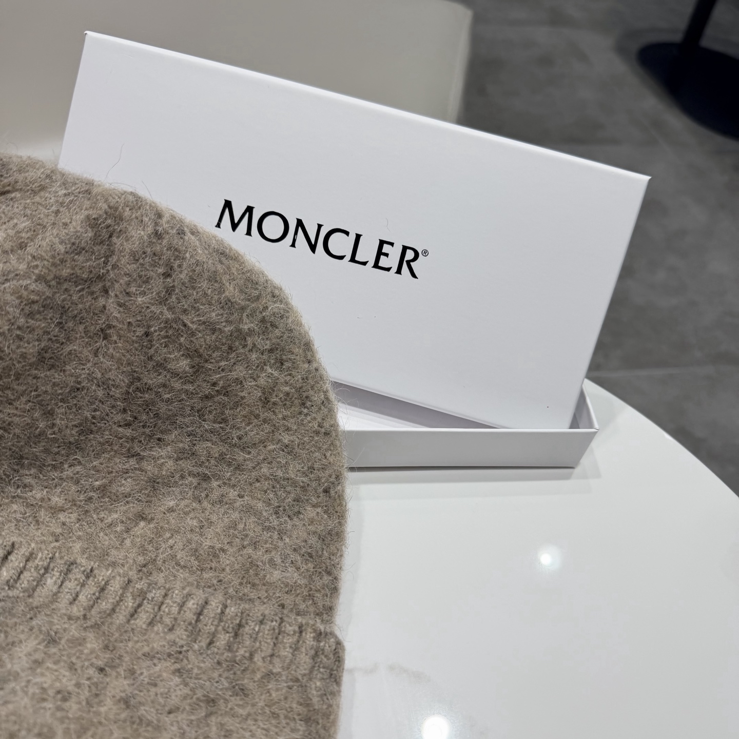 moncler韩系红色秋冬保暖针织包头护耳毛线帽百搭ins简约冷帽男女新款 