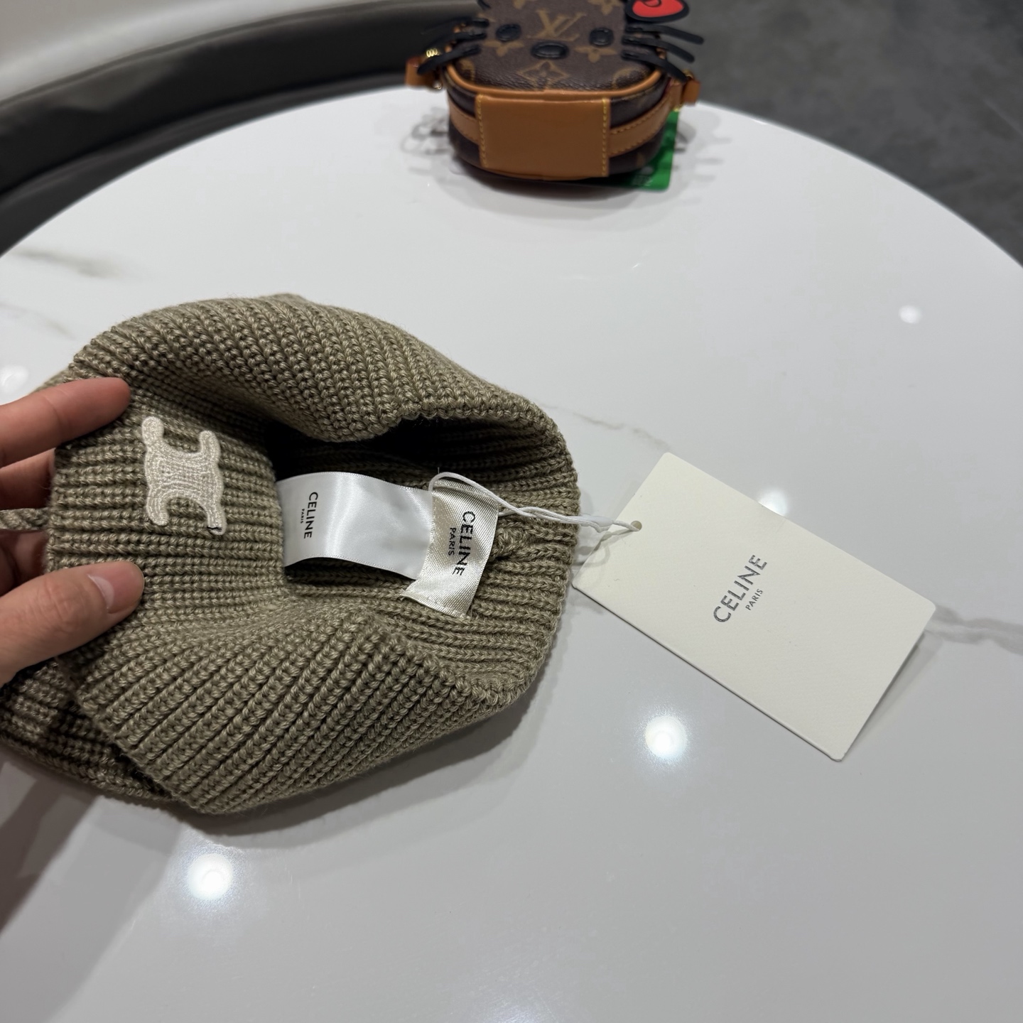 Celine赛琳新款针织毛线帽 
