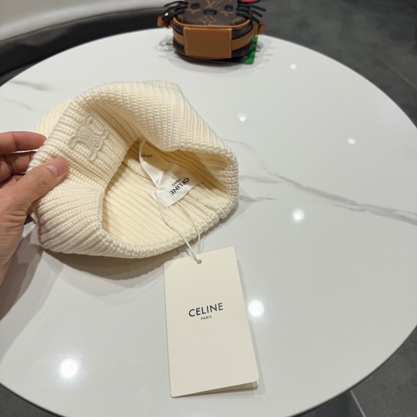 Celine赛琳新款针织毛线帽 