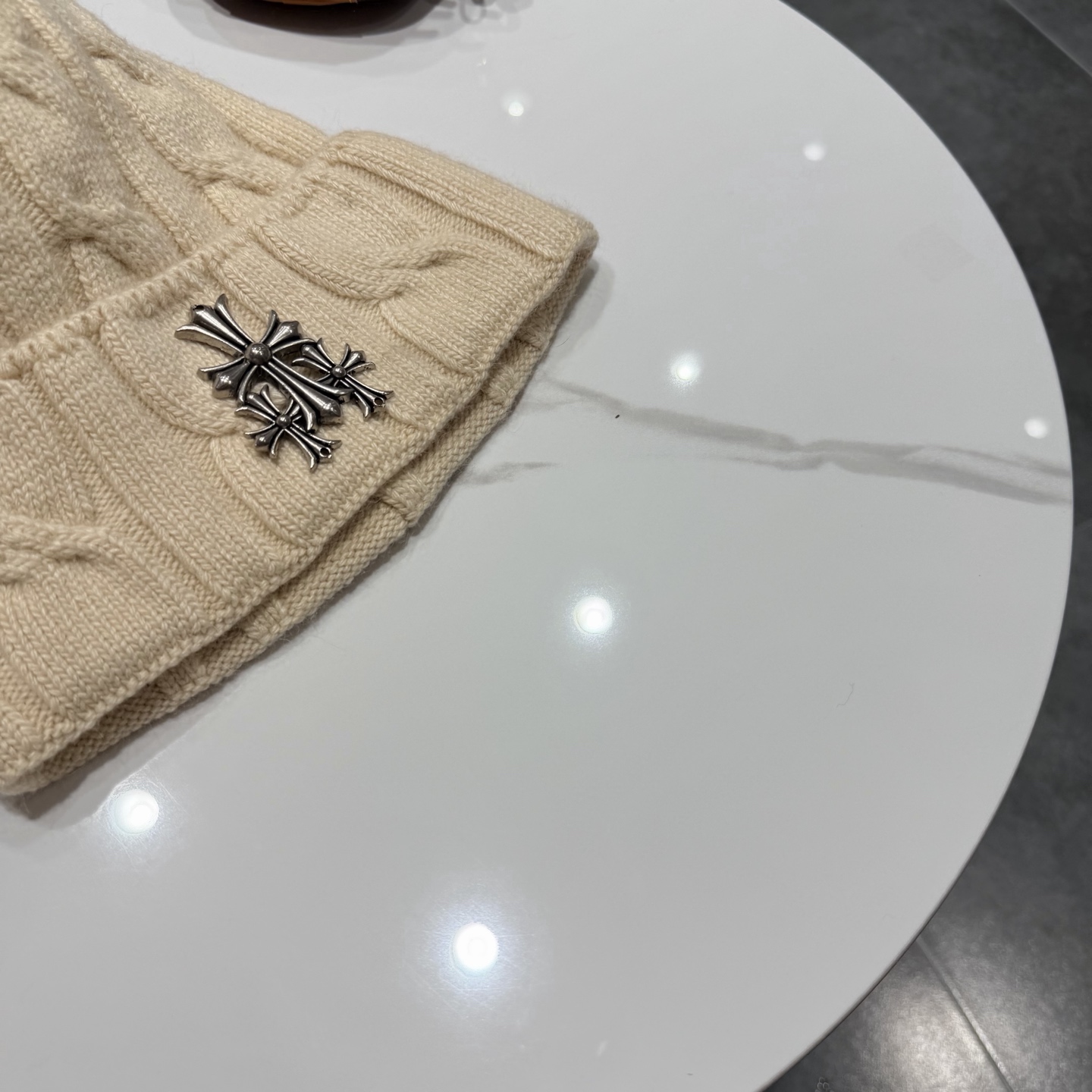 高品质克罗心新款针织毛线帽