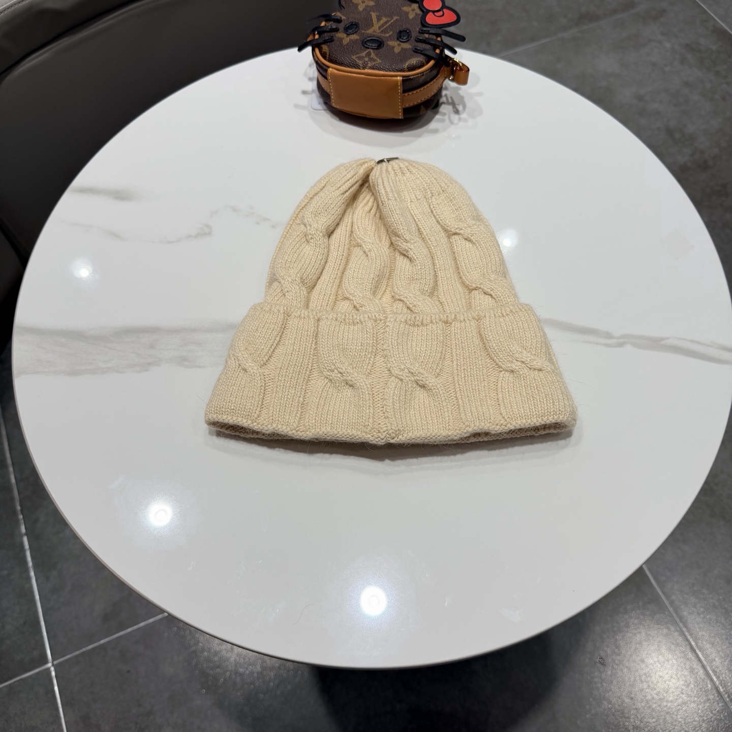 高品质克罗心新款针织毛线帽