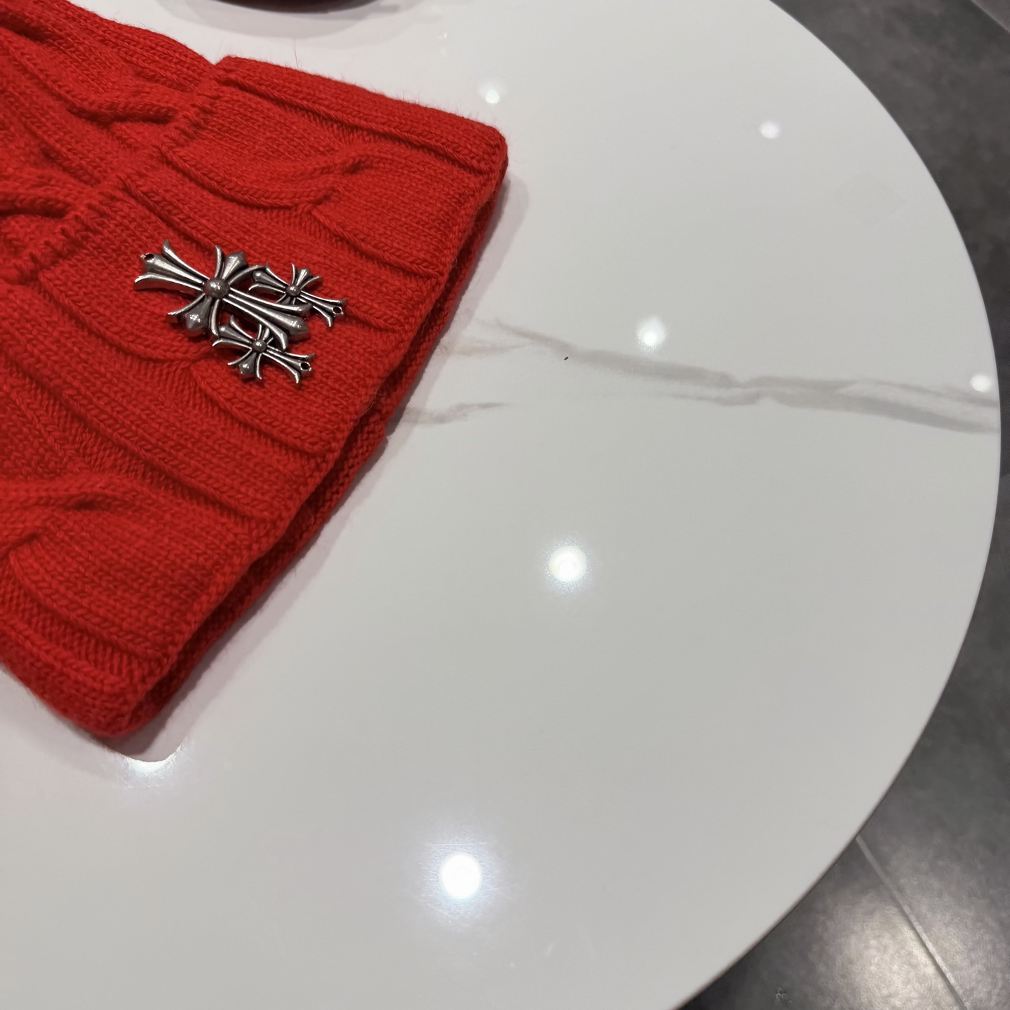 高品质克罗心新款针织毛线帽