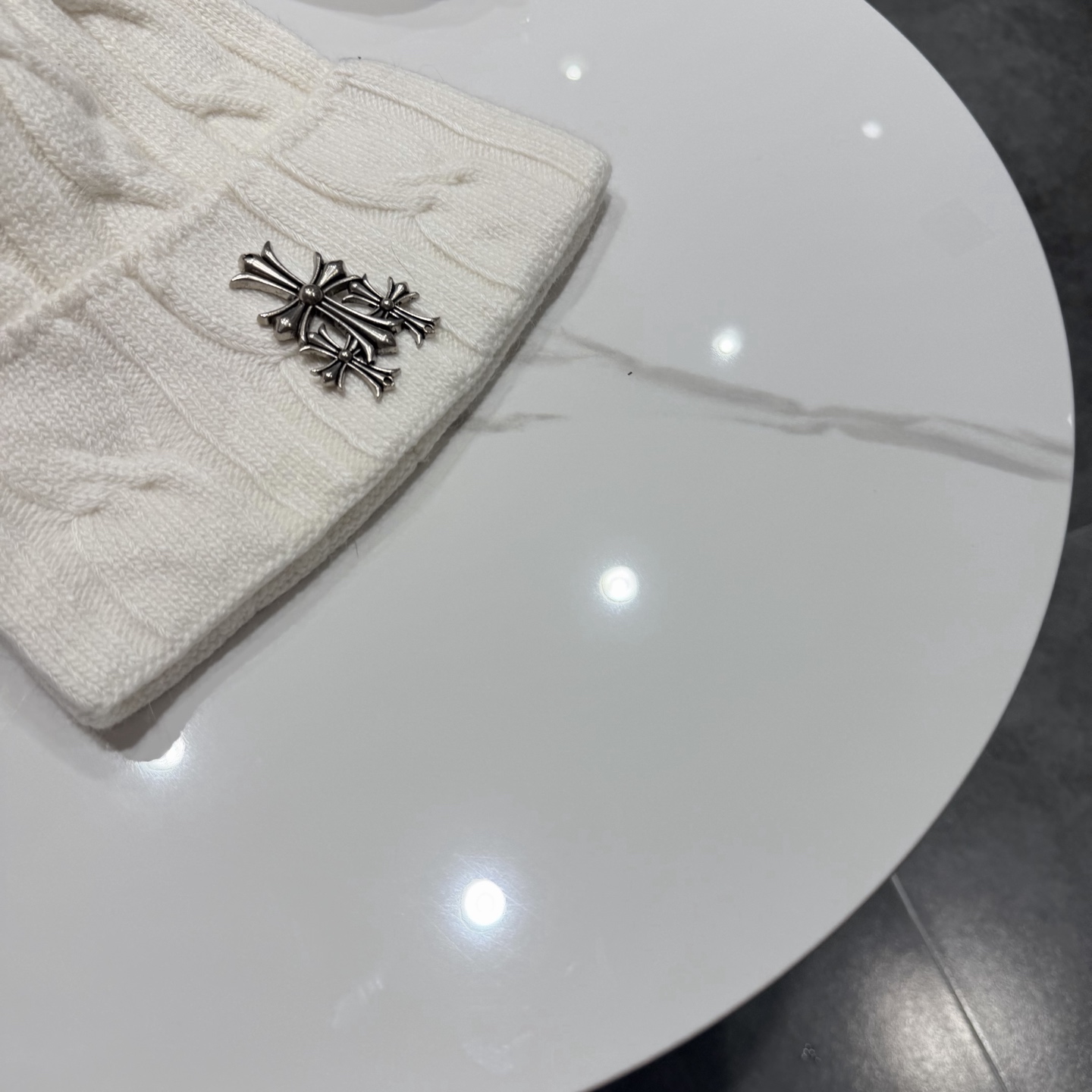 高品质克罗心新款针织毛线帽