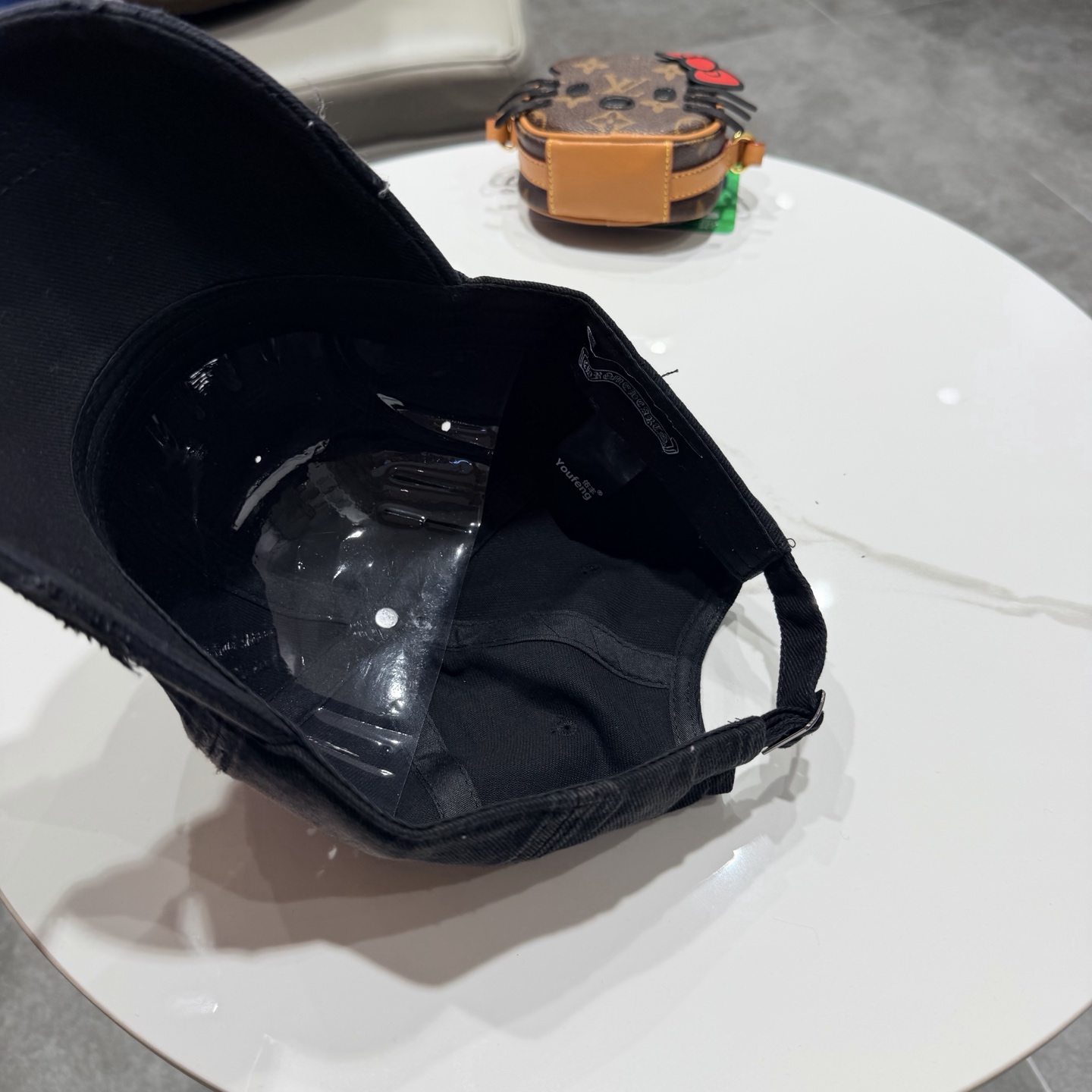 Chrome Hearts 克罗心💓破洞韩版时尚复古洗水棒球帽🧢鸭舌帽