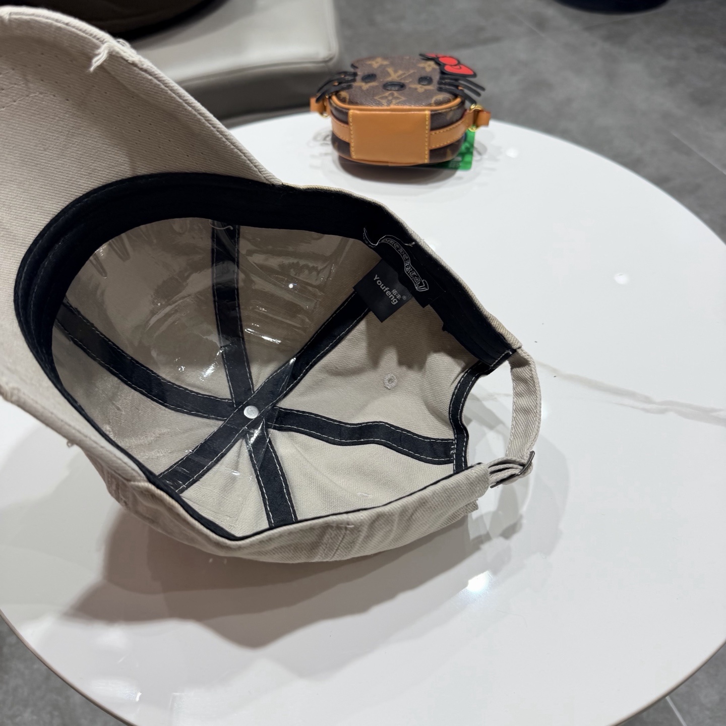 Chrome Hearts 克罗心💓破洞韩版时尚复古洗水棒球帽🧢鸭舌帽