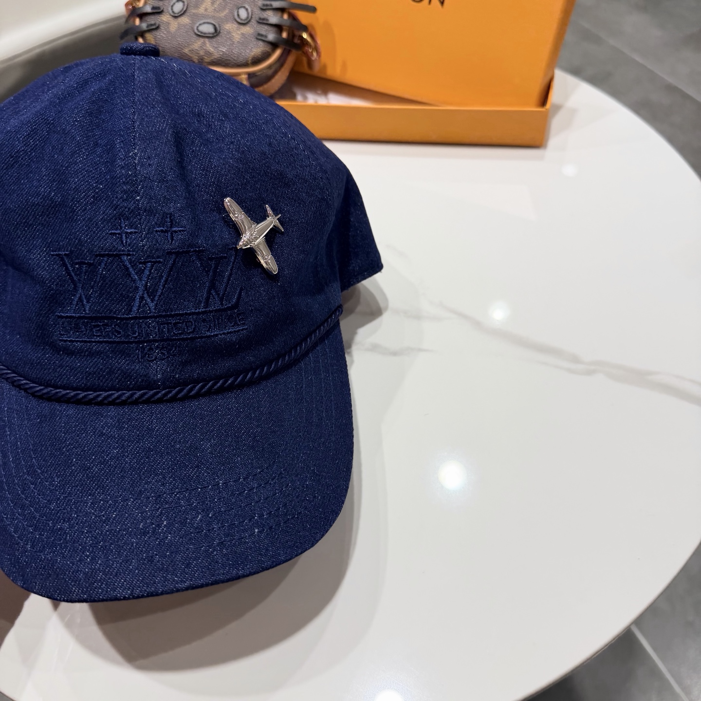 LouiVuittonLV👒专柜2025新款路易威登家牛仔棒球帽，简单大方 男女通用遮阳帽，