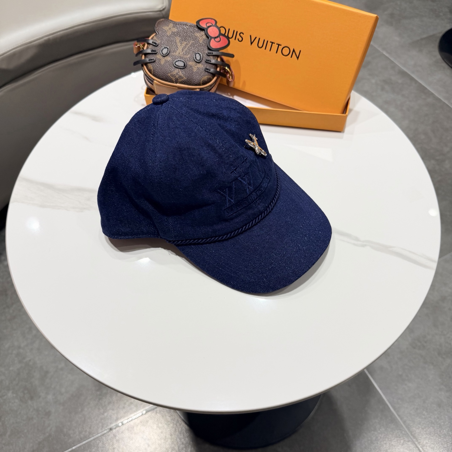 LouiVuittonLV👒专柜2025新款路易威登家牛仔棒球帽，简单大方 男女通用遮阳帽，